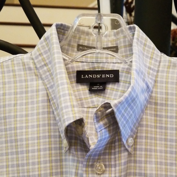 Lands End Short Sleeve Shirt - Picture 1 of 5